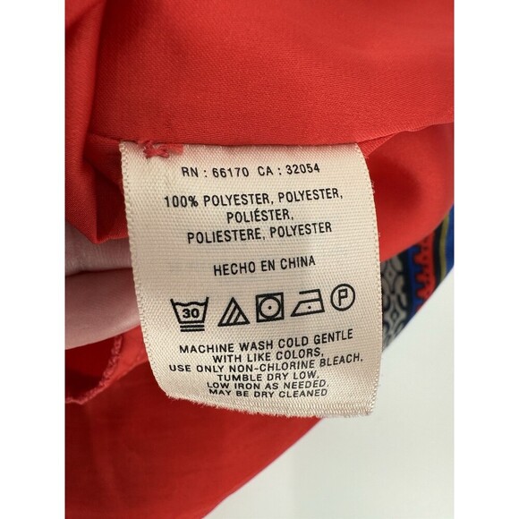 Anthropologie Vanessa Virginia Women's Boho Dress SMALL Red Floral Easy Wear - Picture 12 of 12